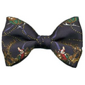 Custom Printed Silk Clip On Bow Tie